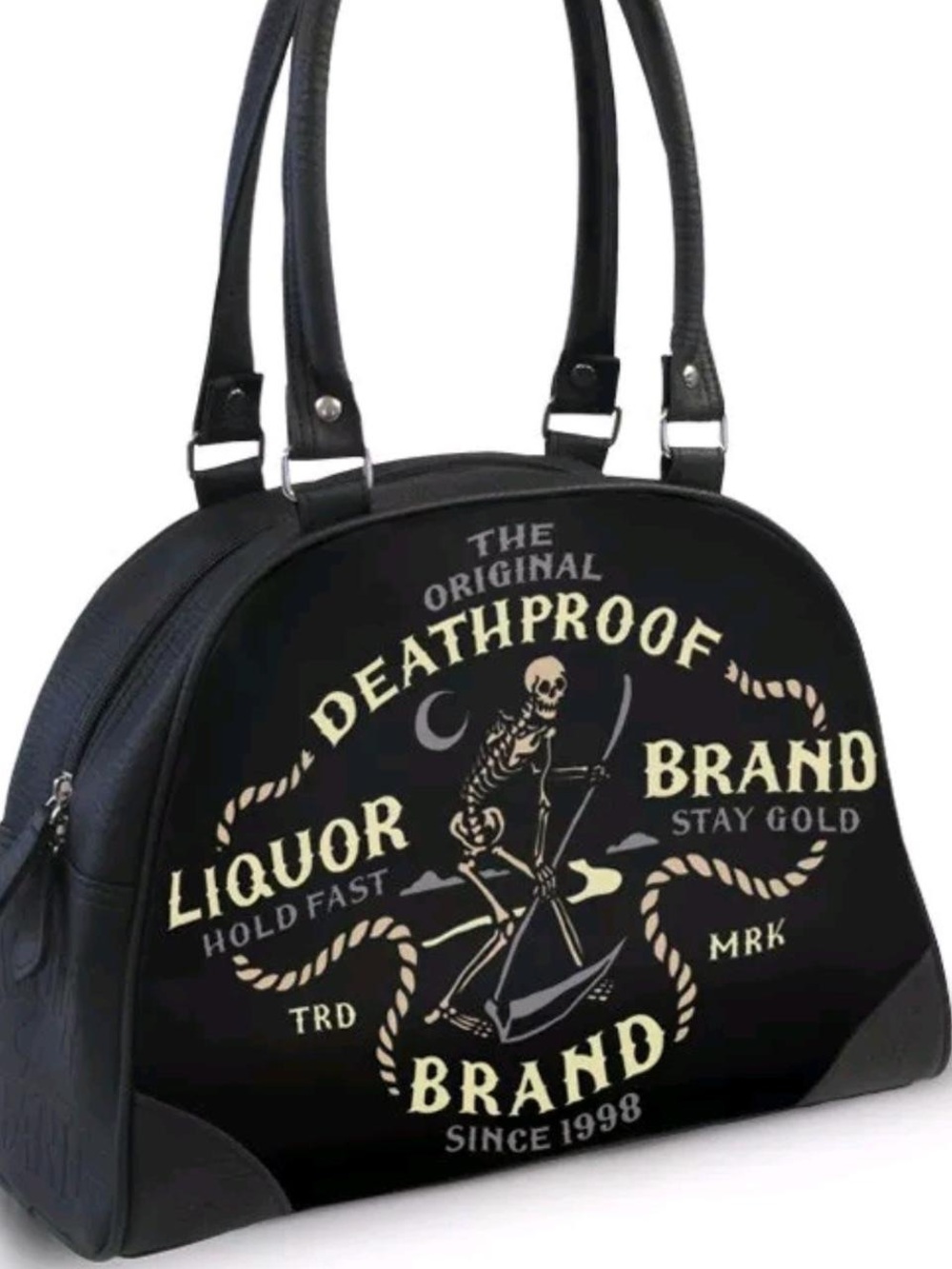 Deathproof Black Liquor Brand Dome Bag